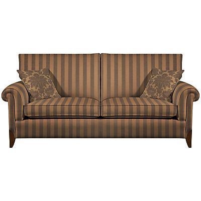 Duresta Cavendish Large Sofa, 2 Scatter Cushions Oscar Stripe Silver Birch